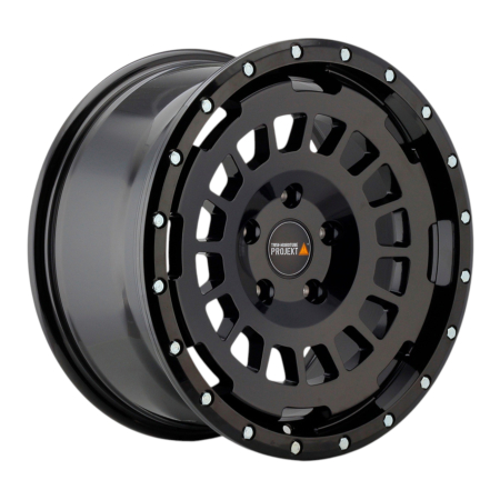 8x17 ET40 Twin-Monotube-Projekt-AT1 Alufelge in schwarz für VW T5, T6, T6.1